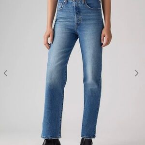 LEVI RIBCAGE STRAIGHT ANKLE JEANS